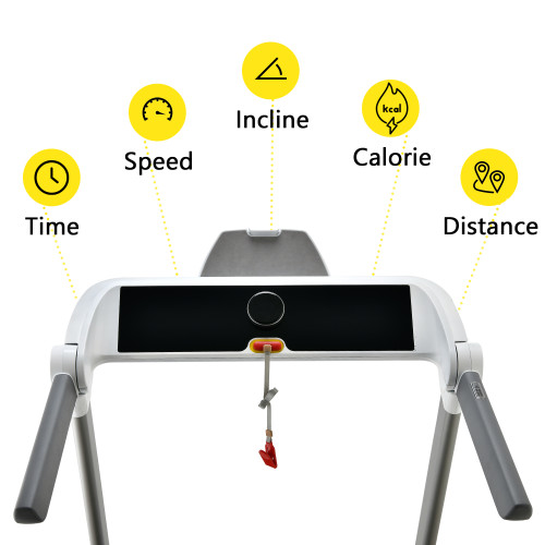 Беговая дорожка  Cornix Tina White/Grey - фото №4